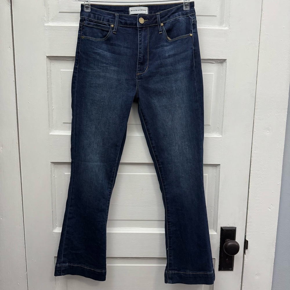 Women’s Stretch Denim Bootcut Jeans Articles of Society Size 26 Avalon Wash
